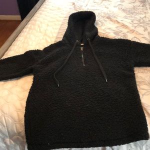 Fairly new black teddy bear jacket